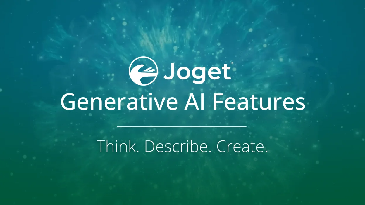 Video – Introducing Joget Generative AI Features