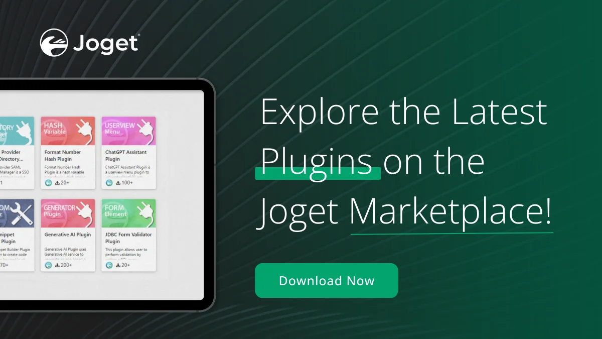 Enhance Your Workflow with Our Latest Joget Plugins!