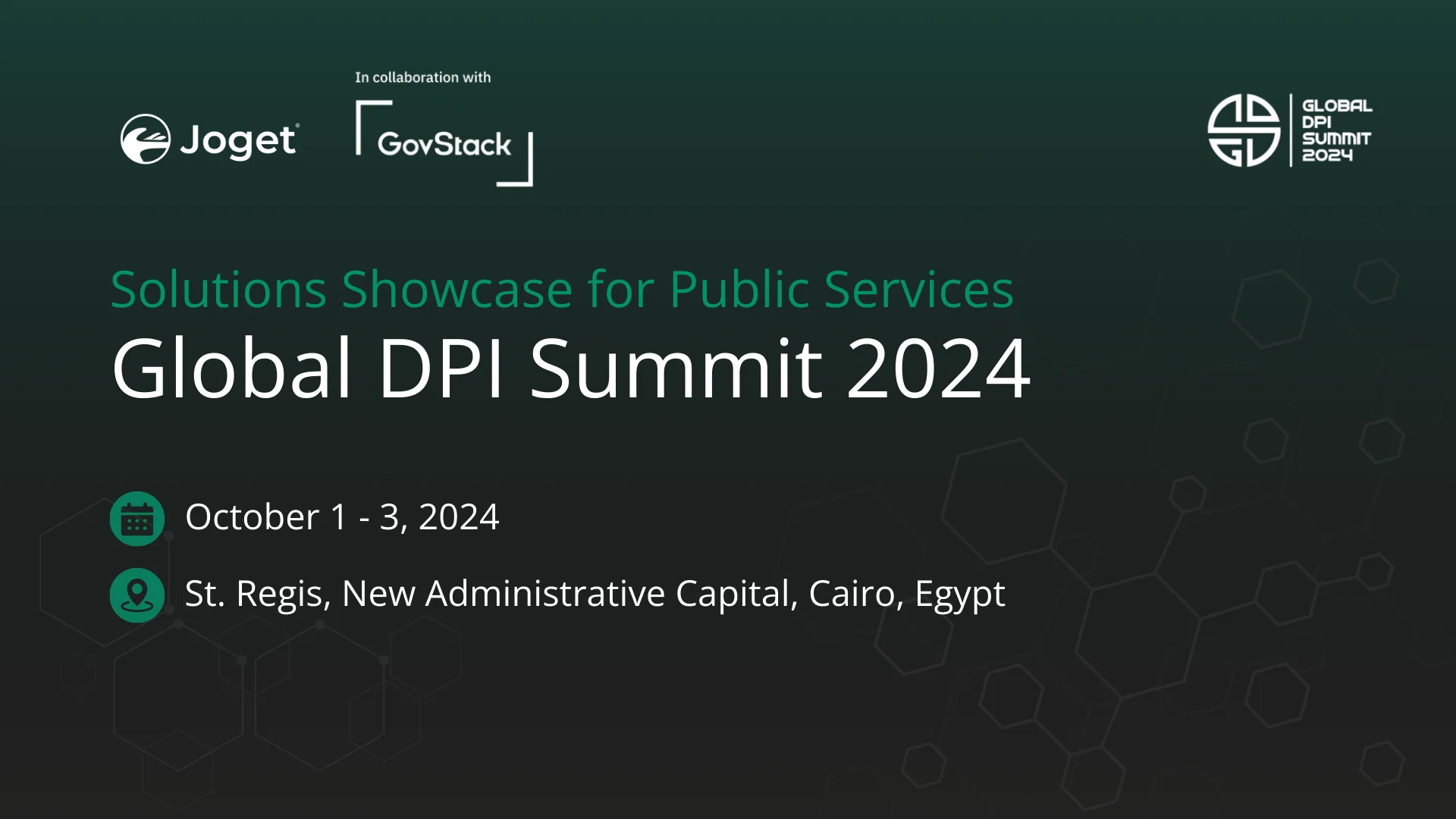 Building the Future of Digital Public Services with Joget and GovStack at the Global DPI Summit 2024
