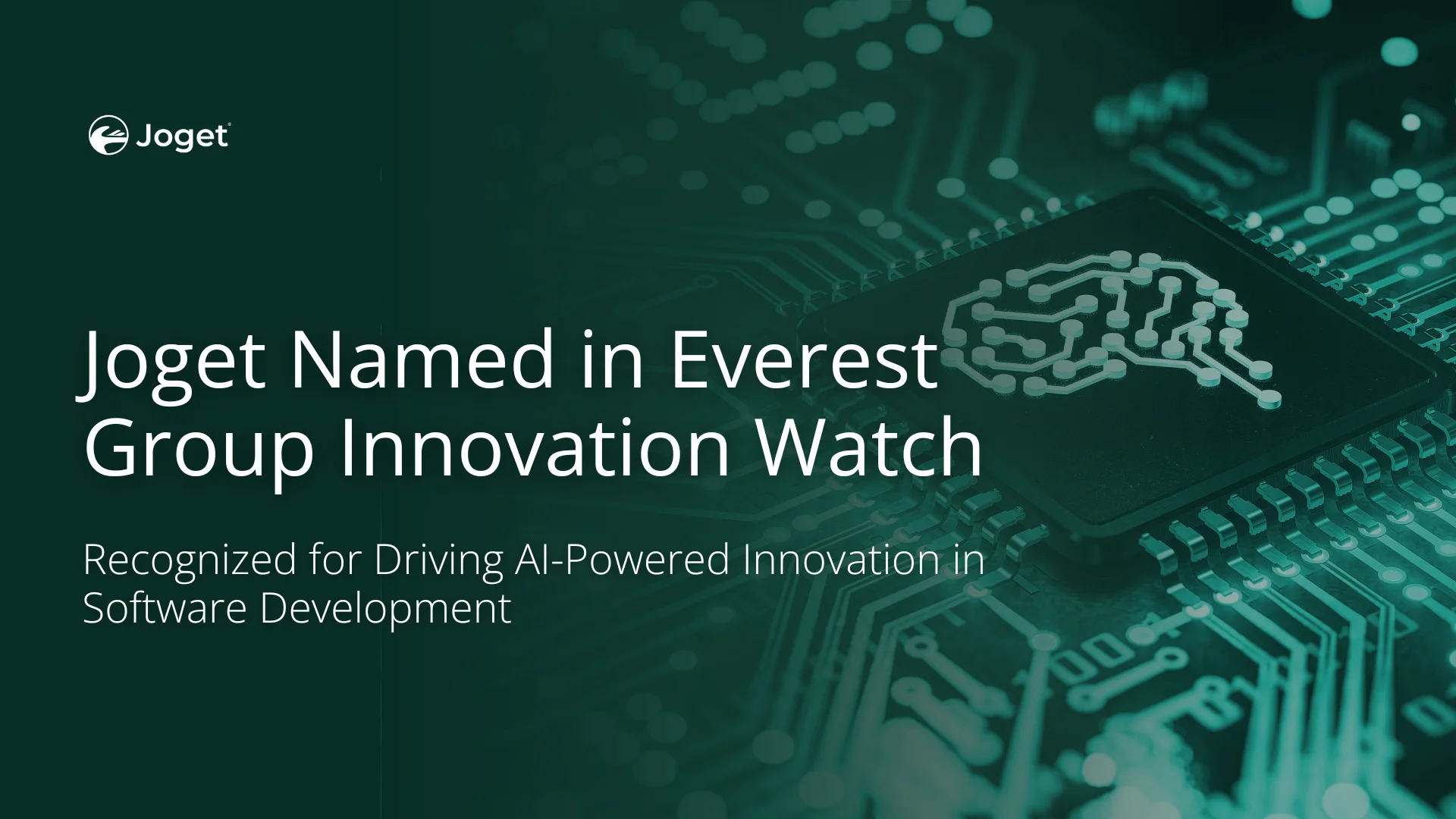 Joget Named in Everest Group Innovation Watch