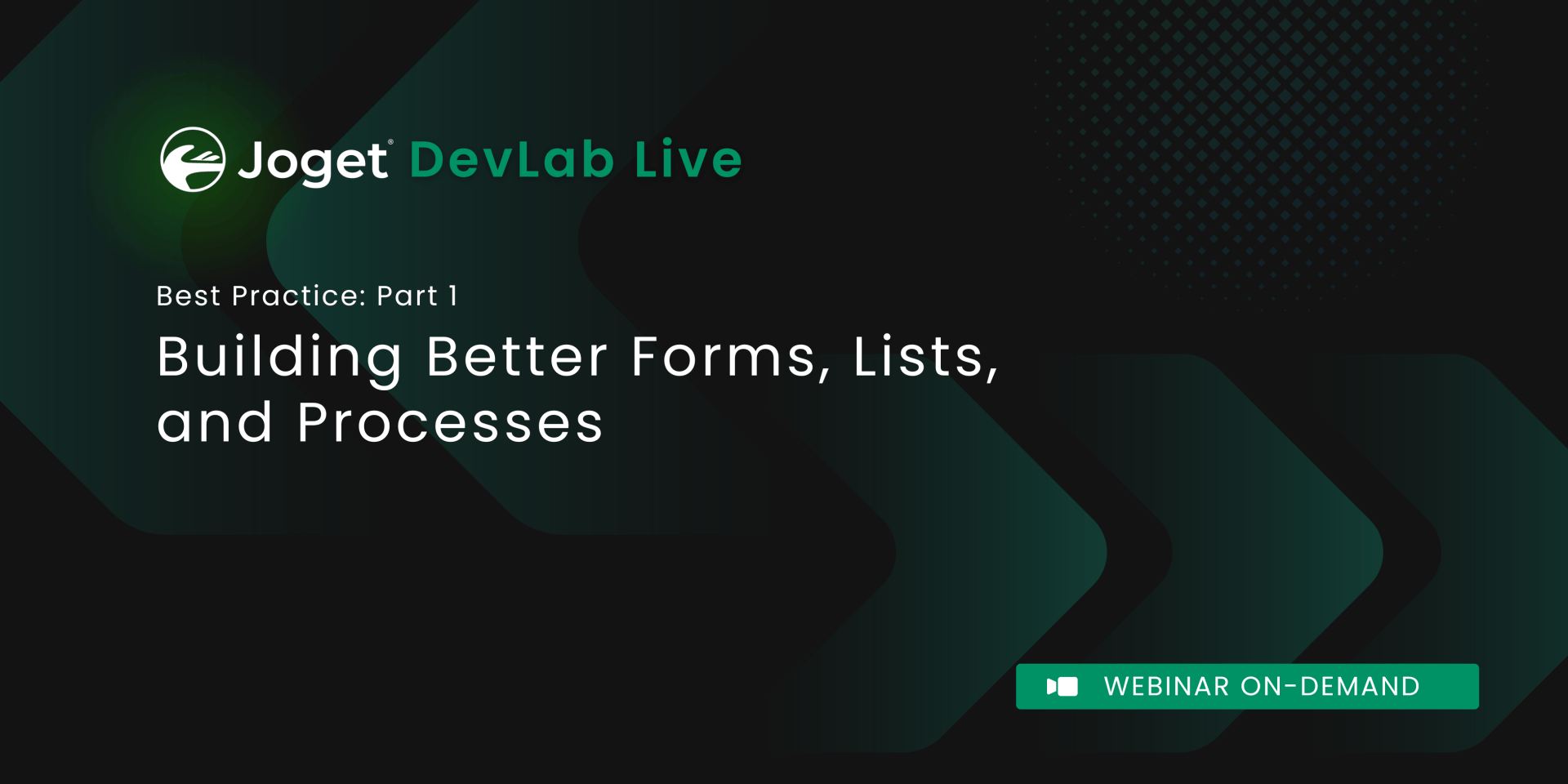 Joget DevLab Live – Real questions. Real answers. Built for developers.