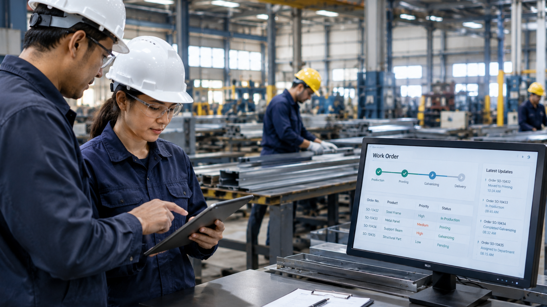 A Fabrication and Construction Unit Replaced Manual Handoffs With a Joget System Running 200 to 300 Users.